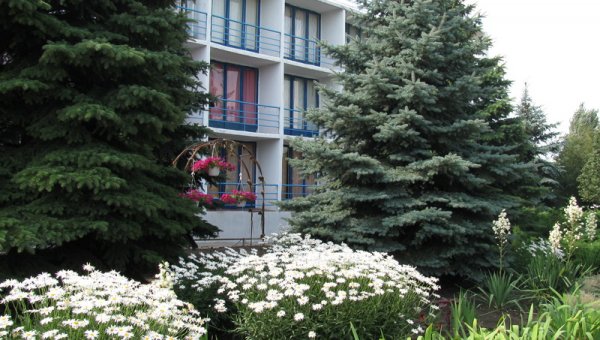 Зеленые насаждения пансионата Радуга.