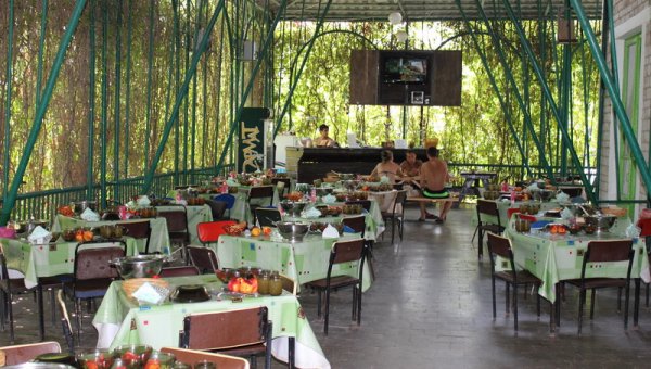 Веранда столовой. Пансионат Радуга.