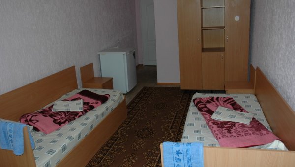Двухместный стандартный номер в пансионате Азов.